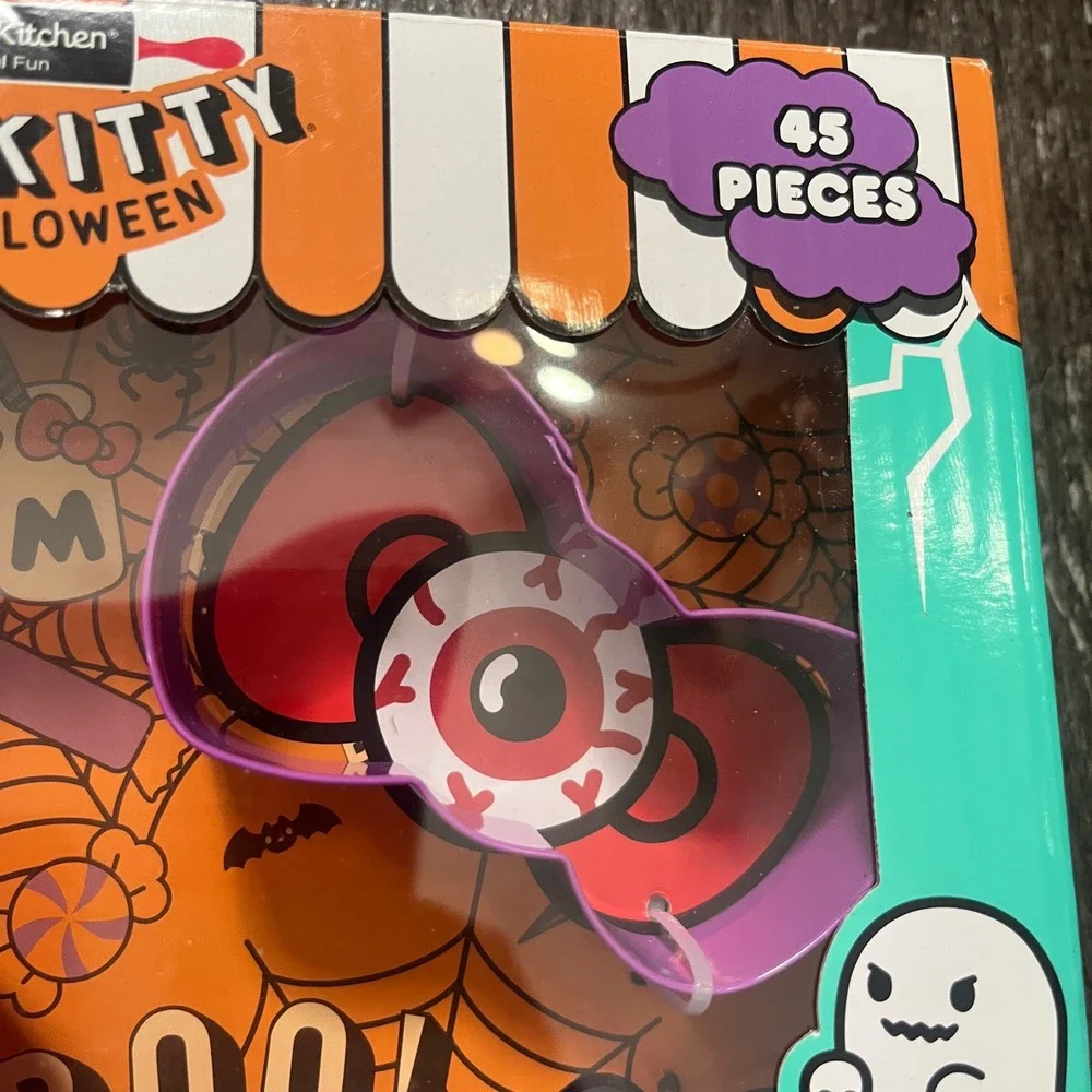 Retired Hello Kitty Halloween Cookie Baking Set 45 Pc‎ Handstand Kitchen Sanrio